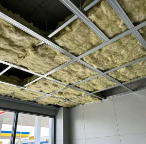 Soundproof Fireproof Mineral Wool Insulation Board for Partition Wall and Ceiling Applications