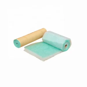 Spray Booth Filter Media Green White Media Filter Cotton Fiberglass Paint Fumes Resistance Filter in Roll