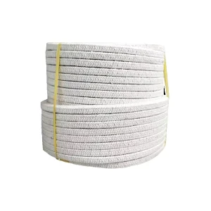 Square Braided Ceramic Fiber Rope for Door Seals Temperature Resistance Ceramic Fiber Cord Ceramic Fiber Sealing Packing