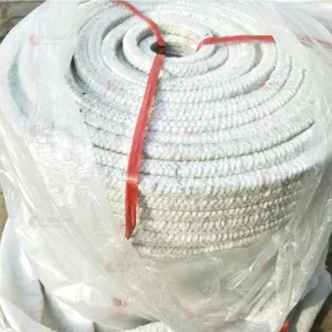 Square Ceramic Fiber Insulation Rope High Refractoriness Insulated Fabric for Kiln Door