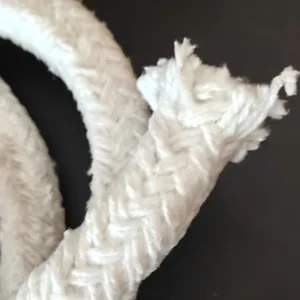 Square Ceramic Fiber Insulation Rope with Good Performance for Oven Use Braided Ceramic Fiber Rope