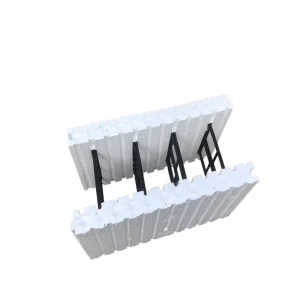 Straight ICF Blocks EPS Insulated Interlocking Concrete Forms for 75% of Wall Builds Fast Install
