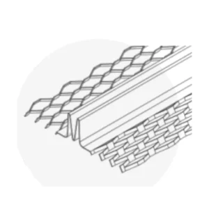 Stucco Expansion Joint Double V Control Joint High Stability Anti Crack for Construction Building Wall Plastering