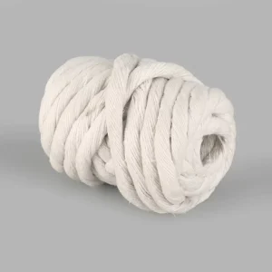 TCMF CM102 Customizable COM Grade Twisted Ceramic Fiber Rope Factory Direct Heat Insulation High Temperature Filtration Working