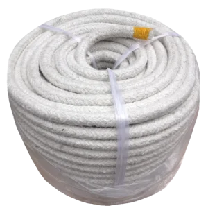 Thermal Insulation Ceramic Fiber Refractory Fireproof Lagging Braided Round square Rope Suppliers