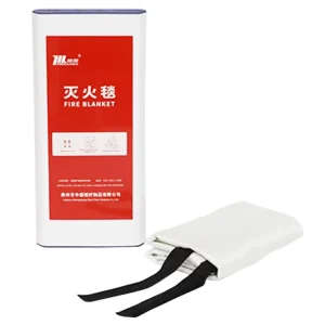 Thermal Insulation Fire Blanket Fire Proof Cloth 1.2*1.2 Safety Wearable Fire Blanket