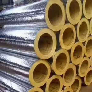 Thermal Insulation tank Body Cold Insulation Fire proof Glass Wool Pipe for Pipeline in Hydropower Plant