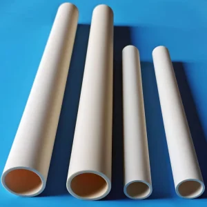 Thermal Shock Resistant 99% Alumina Ceramic Tube One End Closed OD 40mm ID 34mm L400mm Protection Sleeve for Heat Treatment
