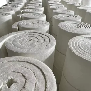 Thermal Shock Resistant Ceramic Fiber Blanket 1430C Refractory Ceramic Fiber Blanket for Rapid Cooling and Heating Furnaces