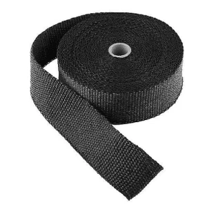 Titanium Basalt Exhaust Header Pipe Wrap Tape 2″ X 15m 50ft Lava Fiber