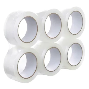 Transparent BOPP Single Sided Waterproof Masking Packing Tape Pressure Sensitive Acrylic Adhesive