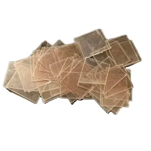 Transparent Size 340*40*0.2 MM Natural Mica Plate Thin Without Hole for Incense Oud Burners High Temperature Application
