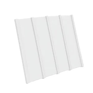 UPVC Trapezoidal Corrugated Roof Sheets Industrial Design Style Heat Resistant Roof Tiles Bending Cutting Thermosetting for