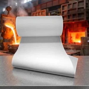Ultra-Thin Ceramic Fiber Paper 0.5mm Thickness for Battery Cell Insulation High Dielectric Strength & Thermal Stability 1260°C