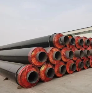 Underground 3 Inch Glass Wool Steel Jacket Fireproof Calcium Silicate Steam Thermal Insulation Preinsulated Pipe GB/T9711.1