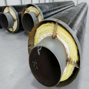 Underground 3PE Anticorrosive Steel Jacket Calcium Silicate Rock Wool Insulation Preinsulated Modern Steel Pipe for Steam