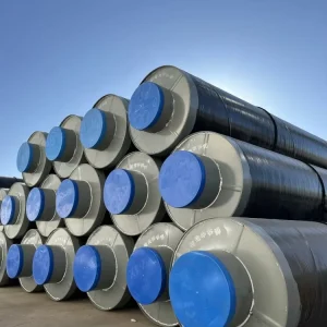 Underground API ASTM 3PE Jacket Prefabricated Glass Fiber Wool Thermal Insulation Pre Insulated Modern Steel Pipe Steam Supply