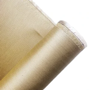 Vermiculite Coated High Silica Fiberglass Cloth Fabric for Fire Resistant High Temp Insulation 0.70 mm Thickness