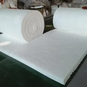 Walda AL2O3+SIO2 Aluminum Silicate Ceramic Fiber Insulation Blanket 610mm 1220mm Pure White Refractory COM Grade 3 5m Fiber