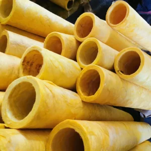Waterproof Heating Insulation Material Aluminum Foil Faced Fiberglass Steam Pipe Insulation Backed Glass Wool