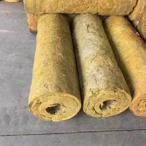 Waterproof Rock Wool Insulation Pipe High Temperature Rock Wool Pipe Insulation Vapor Barrier for High Humidity Environments