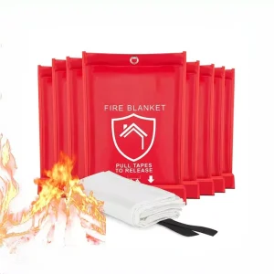 Wearable Fire Blanket Fireproof Blanket Heat resistant Glass Fiber Fireproof Cloth Fire Blanket