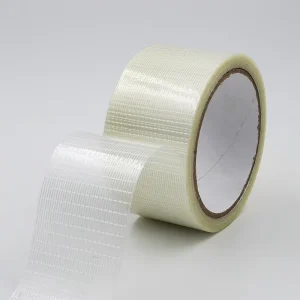 Weave Cross Bi Directional Filament Tape Custom Heavy Duty Clear Packing Hot Melt Fiberglass Reinforced Adhesive Tape for Pack