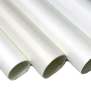 White 200mm High Temperature Fireproof Insulated Heat Transfer Stamping Alkali Free 260C Cutting PTFE Fiberglass Cloth