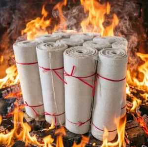 White Ceramic Fiber Cloth 1260C Standard Type Heat Resistant for Boiler Insulation Fire Safety Refractory Applications