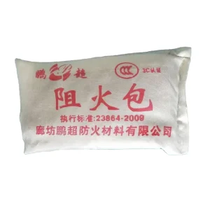 White Particle Fireproofing Materials Durable Fireproof Bag for Building Storage Protection