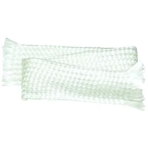 Wire Cable Hose Protection Uncoated High Temperature Heat Resistant Braided Fiberglass Sleeve