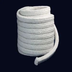 Wire Reinforced Ceramic Fiber Round Rope High Temperature Steel Ceramic Fiber Rope Gasket