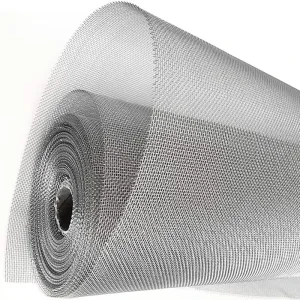 Woven Crimped Stainless Steel Wire Cloth Corrosion Resistant Screen Mesh for Filtering Raw Materials Bending Cutting