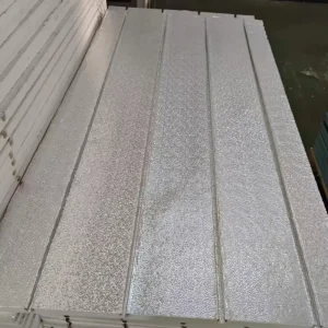 XPS Foam Heating Board with Embossed Aluminum Foil Dry Installation ISO CE CUPC Approved Heating Insulation Board
