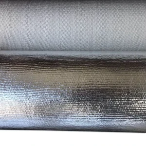 YFCFC ST Grade Fireproof High Temperature Ceramic Fiber Cloth Aluminum Foil Coated 1050C Heat Insulation for Aerospace