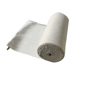 YFCFC01 Furnace Ceramic Fiber Cloth with SS Wire Plain Woven 1050C Working Temperature Heat Insulation ST Grade
