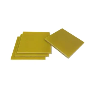 Yellow Insulated Fiberglass Epoxy Board 3240Epoxy Glass Cloth Laminated Sheet V-0 Flammability Moisture Proof Arc Resistant High