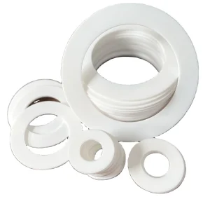 Zhengji Nonmetallic Flat Gasket ASME Type Reinforced PTFE Seal Washer with 1mm 1.5mm 2mm 3mm Thickness Options Factory Supply