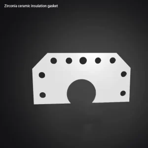 Zirconia Ceramic Insulation Gasket Industrial Ceramic Cutting Maximum Used Temperature 1750 C High Temperature Resistance